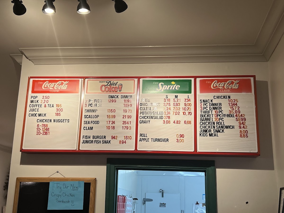 Menu Dixie Lee-1
